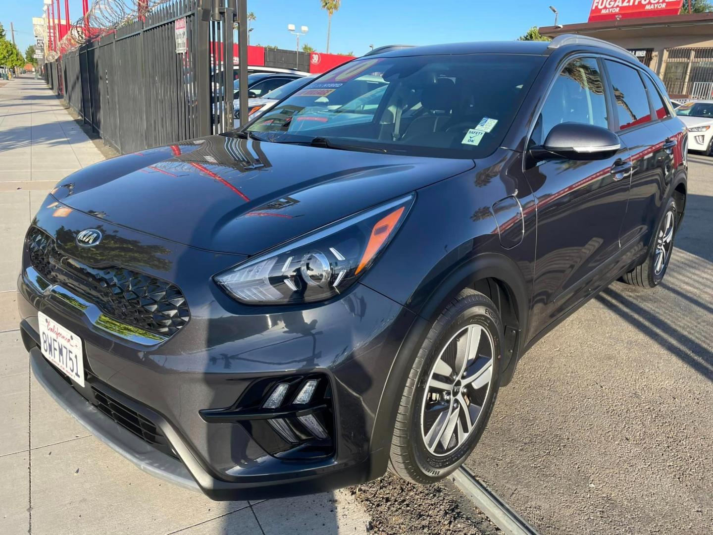 2020 DARK GRAY /BLACK Kia Niro Plug In Hybrid (KNDCD3LD1L5) , located at 744 E Miner Ave, Stockton, CA, 95202, (209) 944-5770, 37.956863, -121.282082 - Photo#3